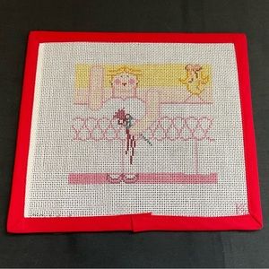 Ballerine Painted Needlepoint Canvas, Craft Supply, Schenkel Design CP144